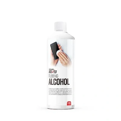 Image of Problem Solved Pure Isopropanol Rubbing Alcohol 99.9% Isopropyl Versatile Cleaner and Disinfectant Solution 1 Litre