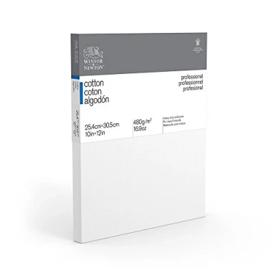 Image of Winsor &amp; Newton 10 x 12 Inch Professional Cotton Traditional Canvas Single unit