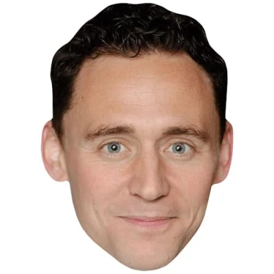 Image of Tom Hiddleston (Young) Celebrity Mask, Flat Card Face, Fancy Dress Mask