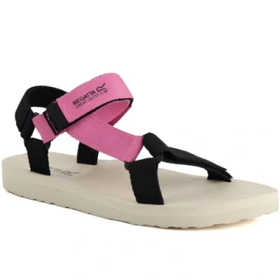 Image of Regatta Womens Lady Vendeavour Walking Sandals Fuchsia Black 5 UK