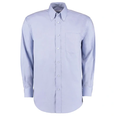Image of Kustom Kit Corporate Oxford Shirt Long Sleeved (Classic Fit) Light Blue* 20