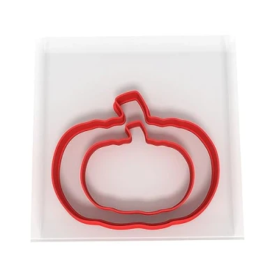 Image of Pumpkin Set of 2 Value Cookie / Fondant Cutters Pair 5CM + 8CM