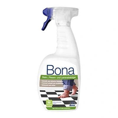 Image of Bona Floor cleaner, stone tiles and laminate cleaner spray, 1 litre, streak free, with seal