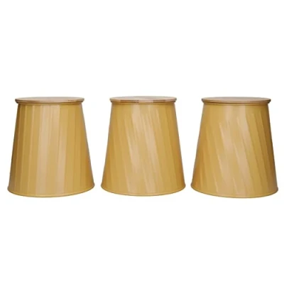 Image of KitchenCraft Canisters 3 Piece Set Yellow