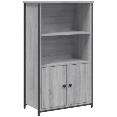 Image of vidaXL Highboard Grey Sonoma 62x32x103.5 cm Engineered Wood