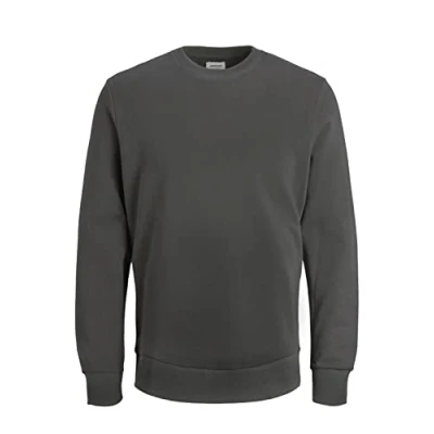 Image of JACK &amp; JONES Men&#039;s Classic Knitted Jumper, Grey (Asphalt/Reg Fit), XXXL