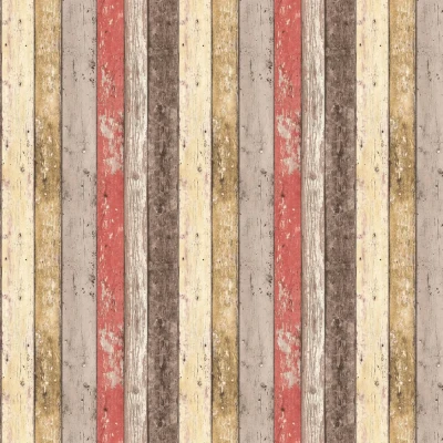 Image of A.S. Création Wood Wallpaper Elements Non Woven 10.05 m x 0.53 Brown Red Beige Made in Germany 895127 8951 27