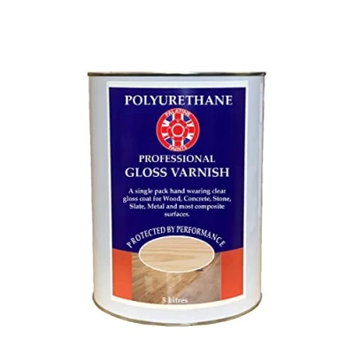Image of Polyurethane Varnish 5Lt Clear Gloss Finish, for Internal use