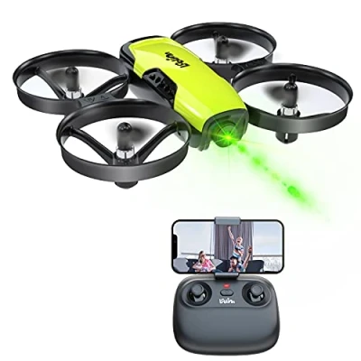 Image of Loolinn drone with Camera for Kids Gift Mini Camera, Photos and Videos Adjustable RC Quadcopter (Santa Present Boys Girls)