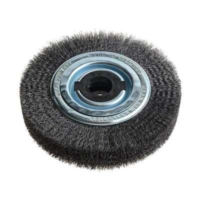 Image of Lessmann Wheel Brush D200mm x W40 45 80 Bore Set 4 +1 Steel Wire 0.30