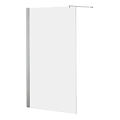Image of Milano Portland Chrome Reversible Shower Enclosure Screen 900mm