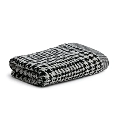 Image of möve Hand Towel, 85% Baumwolle / 10% Viskose aus Bambus Zellstoff 5% Leinen Nature/Black, 50 x 100 cm