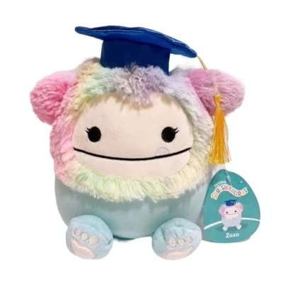 Image of Squishmallows 2024 Everyday Squad 8&quot; Plush Toy (8&quot; Zozo The Graduation Bigfoot)