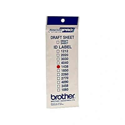 Image of Brother Id1438 14 X 38 Mm 12 Label(S) Stamp Id Labels For Stampcreator Pro Sc 2000, 2000usb