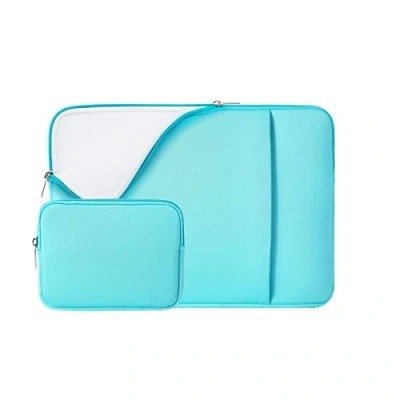 Image of RAINYEAR 11 Inch Laptop Sleeve Case Soft Lining Cover Bag with Front Pocket &amp; Accessories Pouch,Compatible 11.6&quot; MacBook Air for 11&quot; Notebook Computer Tablet Chromebook(Blue,Upgraded Version)