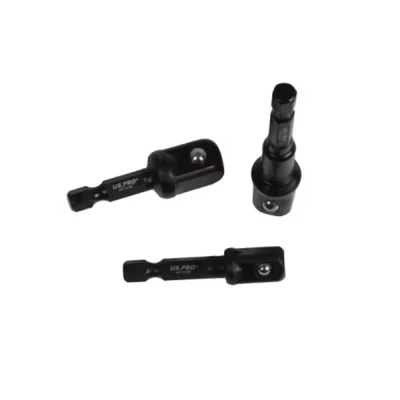 Image of 8PC Impact Driver Socket ADAPTORS 1/4&quot; 3/8&quot; 1/2&quot; HEX DR