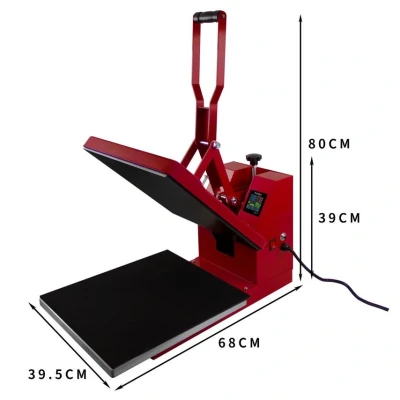 Image of Clam Heat Press 38 x 38cm Sublimation Machine Vinyl Cutter Plotter 360mm 14&quot; SignCut Pro 2 Subscription Teflon Sheet 10 Sheets Black &amp; White Rolls Tape Weeding Kit