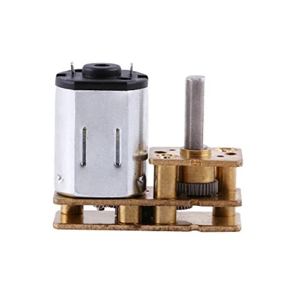 Image of 100RPM 6V DC Geared Motor, High Torque Mini Electric Speed Reduction Box for Robot DIY