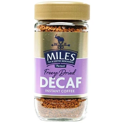 Image of Miles Hot Drink Range (Freeze Dried Decaf Instant Coffee 2 x 100g)