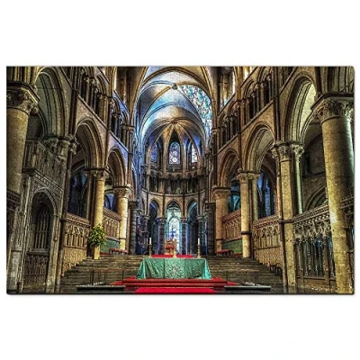 Image of UK England Canterbury Cathedral Jigsaw Puzzle 1000 Piece Game Artwork Travel Souvenir Wooden