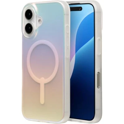 Image of ZAGG Milan Snap iPhone 16 Case Iridescent, Clear