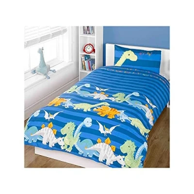 Image of Rapport Home Dinosaur Duvet Toddler Blue