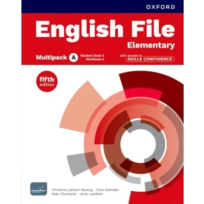 Image of English File fifth edition: Elementary: Student Book &amp; Workbook with access to Skills Confidence multi pack A: Print 2 years' A