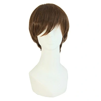 Image of MapofBeauty Fashion Men&#039;s Short Straight Wig (Maple Sugar)