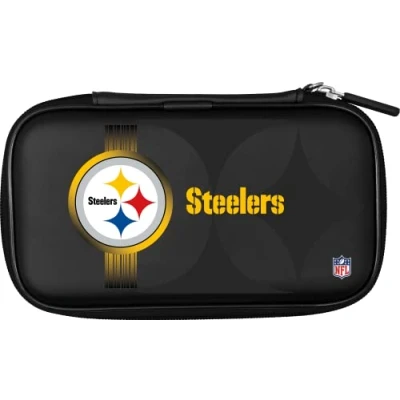 Image of Officially Licensed NFL Pittsburgh Steelers Professional EVA Dart Case American Football (W414)