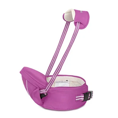 Image of SONARIN Multifunctional Hipseat Baby Carrier,Free Size,Toddler Hip Seat Carrier,Front Carrier Belt,4 Carrying Positions,Adapted to Your Child&#039;s Growing(Purple)