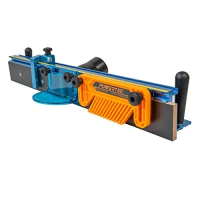Image of POWERTEC 71536 Deluxe Router Table Fence System 3 3/8 Tall 24&quot; Long