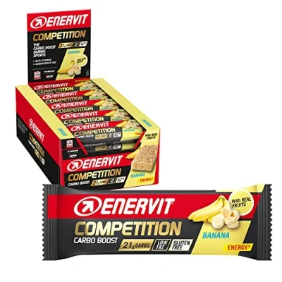 Image of Enervit Competition Energy Bar (Banana, Box of 25 Bars)