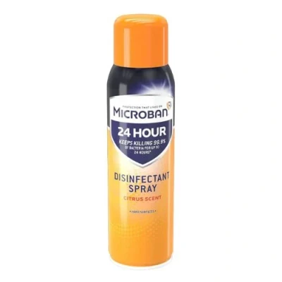 Image of Microban 24 Hour Sanitizing Spray Citrus Scent, 400 ml