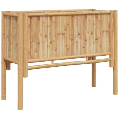 Image of vidaXL Garden Raised Bed Brown 90 x 35 70 cm Bamboo