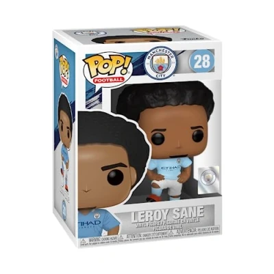 Image of Funko POP! Vinyl Football: Manchester City Leroy Sane FC Collectable Figure Gift Idea Official Merchandise Toys for Kids &amp; Adults Sports Fans