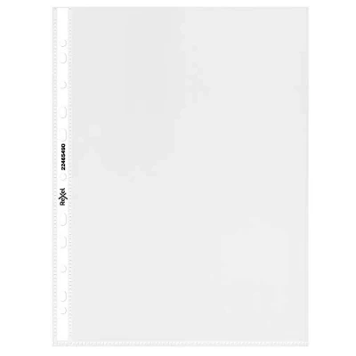 Image of Rexel Quality A4 Punched Pockets, Glass Clear, Pack of 50, 22465490