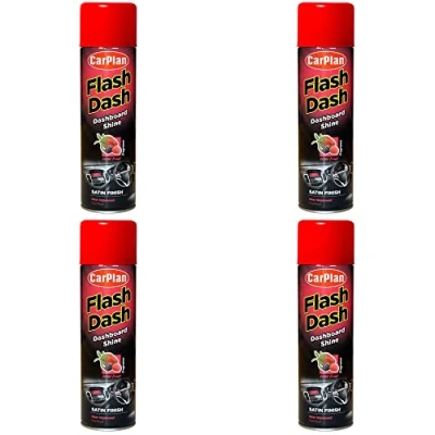 Image of CarPlan FSS506 Flash Dash Satin Dashboard Shine Interior Cleaner Wild Fruits x 4