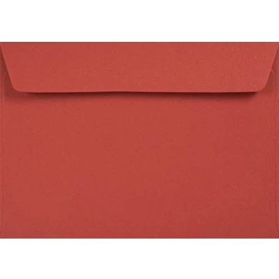 Image of Netuno 25 red envelopes C6 114 x 162 mm 4.5 6.4 inches 120gsm Kreative Ruby Colourful for Wedding Invitations Greeting Cards Coloured Recycled Paper eco Friendly