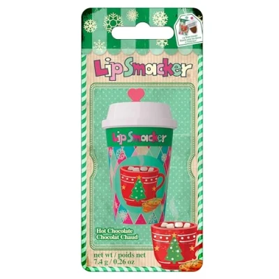 Image of Lip Smacker Holiday Frappe Cup Balm, Cute Balm for Kids, Themed, Moisturizing and Easy to Apply, Infused with Castor Seed Oil, Chocolate