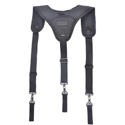 Image of DUXEDO Tool Belt Pouch, Working Bag,Tool Suspenders Padded Heavy Duty Adjustable Strap for Carpenter Electrician Work Suspension Rig Belts