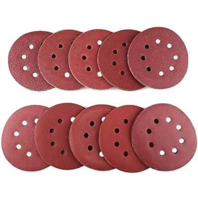 Image of MACHSWON 10 Pcs Dry Sanding Discs 125mm 5 inch Hook and Loop 8 Hole Sandpaper 3000 Grit for Random Orbital Sanders