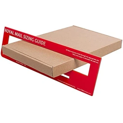 Image of C5/A5 225mm x 160mm 20mm Royal Mail Brown Large Letter Cardboard Postal Mailing PiP Boxes (Pack of 5)