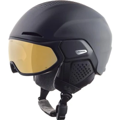 Image of Alpina Alto Q Lite Ski Helmet With Visor