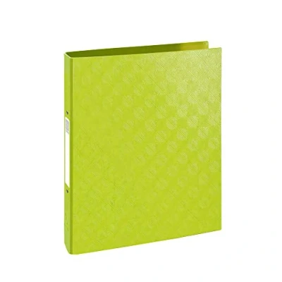 Image of Exacompta ref. 54926E 1 rigid embossed film binder 1928 2 round rings, diameter 30 mm Spine 40 External dimensions: 32 x 26 cm A4 file format Colour: anise green