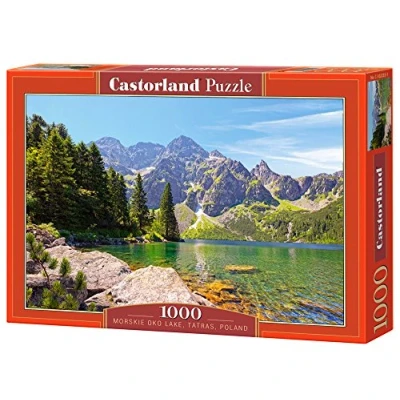 Image of Castorland CSC102235 Hobby Panoramic Morskie Oko Lake, Tatras, Poland Jigsaw Puzzle, 1000 Pieces Set, Multicolour