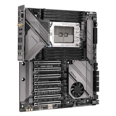 Image of ASRock WRX80 CREATOR R2.0, AMD WRX80, sWRX8, EATX, 8 DDR4, Wi Fi 6E, Thunderbolt 4, Dual 10G LAN &amp; IPMI, 2x M.2