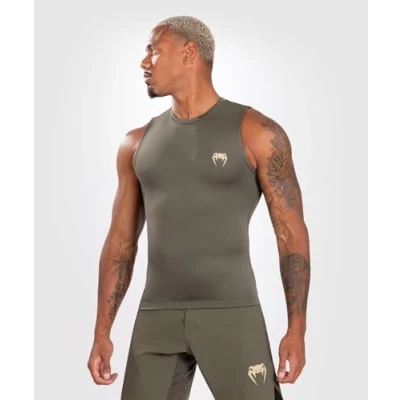 Image of Venum, Contender Sleeveless Rashguard, Men&#039;s, XXL, Khaki