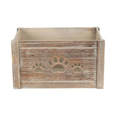 Image of Red Hamper Dog Toy Storage Box