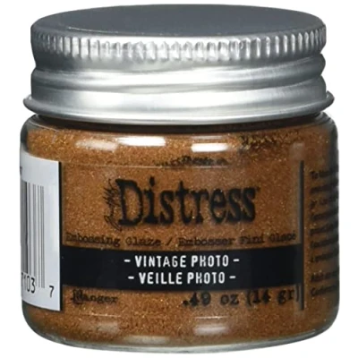Image of Ranger Tim Holtz Distress Embossing Glaze Vintage Photo, 1 oz jar