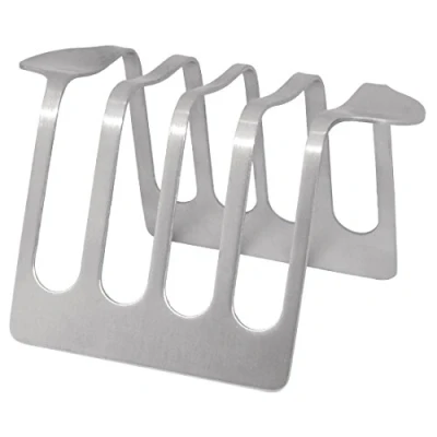 Image of Olympia DL239 Toast Rack 65x115x90mm Stainless Steel Bread Loaf Holder Stand Table Serving
